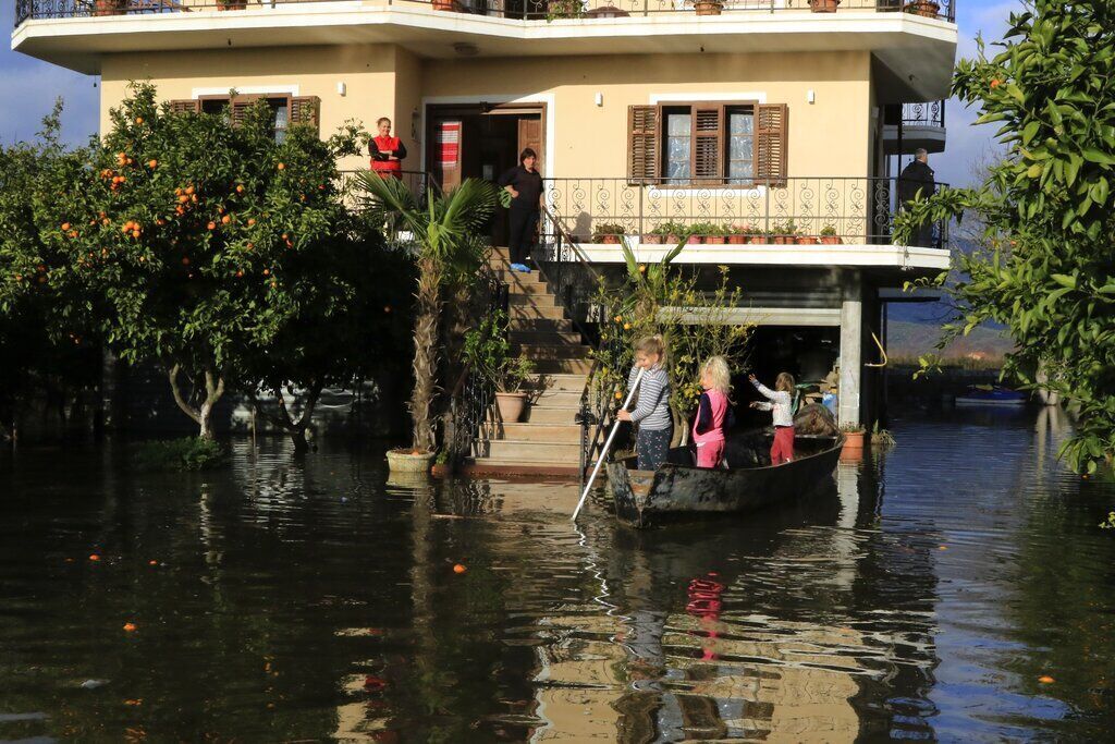 APTOPIX Albania Weather